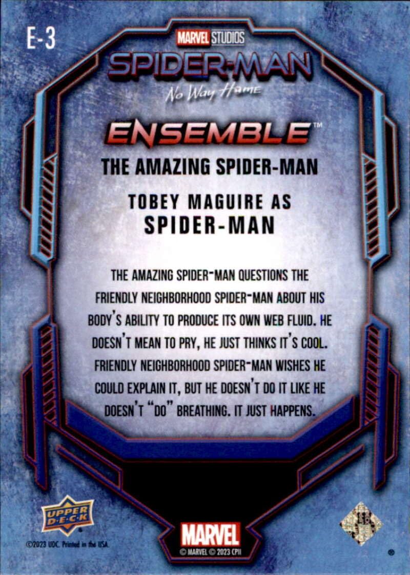 Amazon.com: 2023 Upper Deck Spider-Man No Way Home Ensemble #E-3
